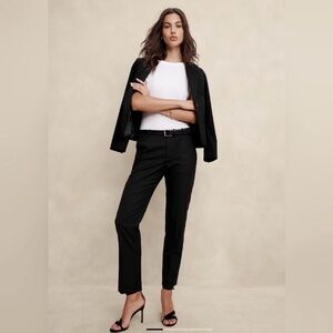 Banana Republic Ryan Black Ankle Pants